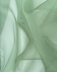 Sage Crystal Organza Fabric By the Yard, Shinny Green Organza Material for Wedding Wear, Evening Gowns, Event Decoration, Bows Making Fabric - from Gala Textile