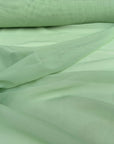 Sage Green Chiffon Fabric By Yard, Light Green Material Chiffon Sheer Light Weight Green Chiffon Fabric for Dress, Veil Arch Decoration - from Gala Textile