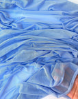 Sky Blue 4 - Way Stretch Power Mesh Fabric by Yard, Soft Sheer, and Luxury Fabric for Bridal, Lingerie, Yoga Wear, Dresses, Event Decoration - from Gala Textile
