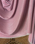 Sparkling Blush Pink Lurex Glitter Fabric by the Yard Metallic Dusty Rose Shimmer Material Perfect forDIY Crafts Sewing & Glamorous Projects - from Gala Textile