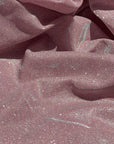 Sparkling Blush Pink Lurex Glitter Fabric by the Yard Metallic Dusty Rose Shimmer Material Perfect forDIY Crafts Sewing & Glamorous Projects - from Gala Textile