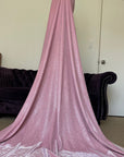 Sparkling Blush Pink Lurex Glitter Fabric by the Yard Metallic Dusty Rose Shimmer Material Perfect forDIY Crafts Sewing & Glamorous Projects - from Gala Textile