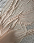 Taupe Chiffon Fabric By Yard, Sheer Fabric Light Weight Chiffon, Cream Bridal Neutral Material for Drapes, Dress Arch Draping Fabric - from Gala Textile