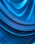Teal Luxury Velvet Fabric Stretch by Yard Blue Velvet Material For Dresses, Clothes, Scrunchies, Bows, Backdrops, Drapes, Baby Shower Fabric - from Gala Textile