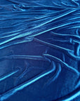 Teal Luxury Velvet Fabric Stretch by Yard Blue Velvet Material For Dresses, Clothes, Scrunchies, Bows, Backdrops, Drapes, Baby Shower Fabric - from Gala Textile