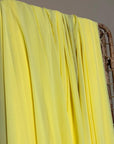 Yellow Chiffon Fabric By The Yard , Yellow Bridal Fabric, Bridal Chiffon, Sheer Fabric Light Weight Yellow Chiffon Fabric for Dress Veil - from Gala Textile
