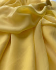 Yellow Chiffon Fabric By The Yard , Yellow Bridal Fabric, Bridal Chiffon, Sheer Fabric Light Weight Yellow Chiffon Fabric for Dress Veil - from Gala Textile