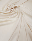 Ivory Shiny Milliskin Nylon Spandex Fabric | 4-Way Stretch | By the Yard