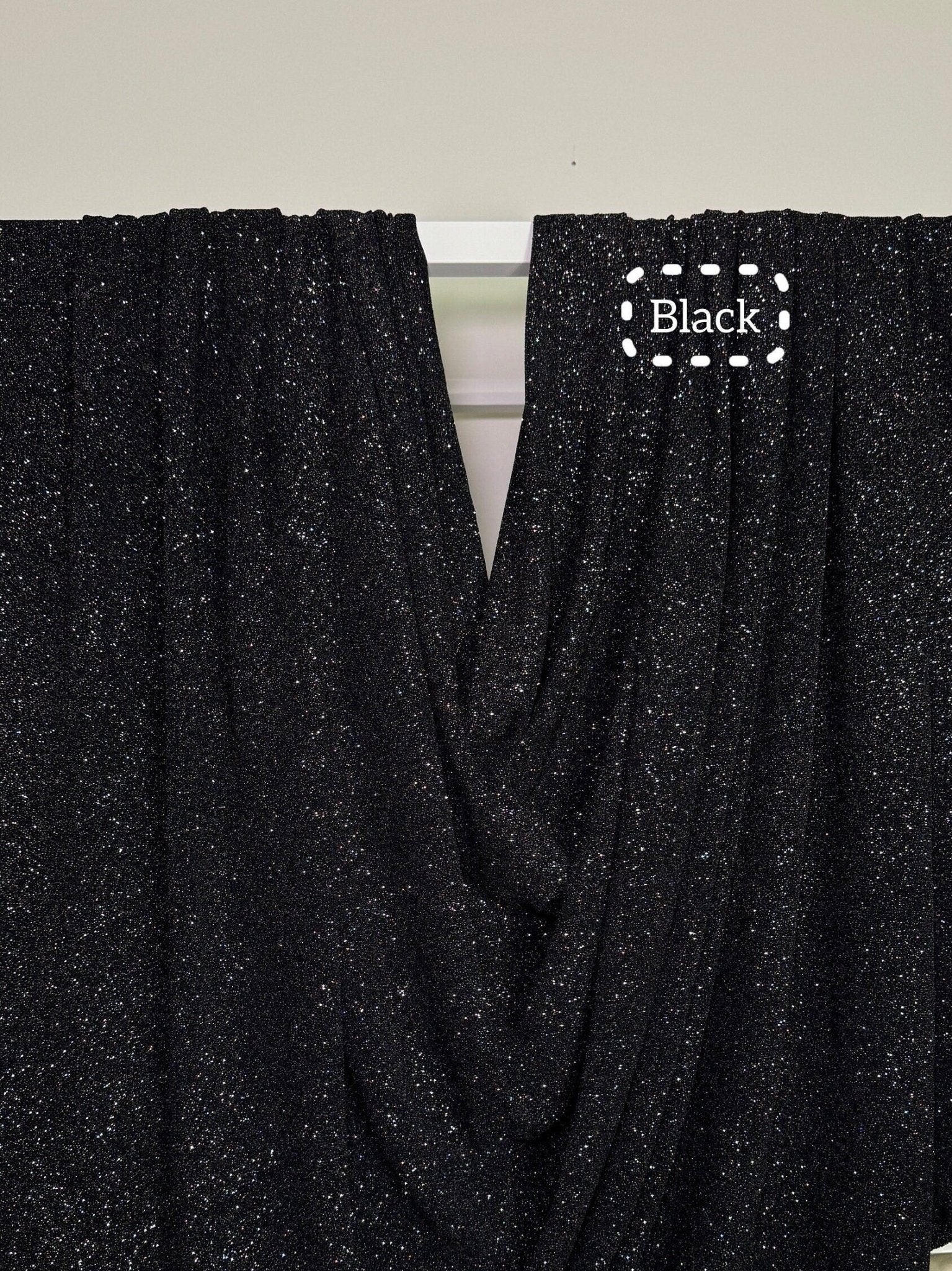 4 Way Stretch Multi Colored Glitter Spandex For Dressmaking Sparkly Nylon Spandex Knit Shimmery Dance Wear Super Stretch Black Material - from Gala Textile