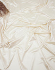 Ivory Shiny Milliskin Nylon Spandex Fabric | 4-Way Stretch | By the Yard