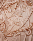 Taupe Shiny Milliskin Nylon Spandex Fabric | 4-Way Stretch | By the Yard