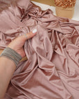 Mocha Shiny Milliskin Nylon Spandex Fabric | 4-Way Stretch | By the Yard