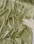 Sage Green Shiny Nylon Spandex Fabric - 4-Way Stretch