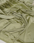 Sage Green Shiny Nylon Spandex Fabric - 4-Way Stretch