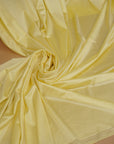 Butter Yellow Shiny Milliskin Nylon Spandex Fabric 4-Way Stretch