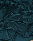 Teal Shiny Milliskin Nylon Spandex Fabric 4-Way Stretch 76% Nylon 24% Spandex 170GSM 62" Wide | By the Yard