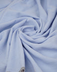 Baby Blue Washed Linen Rayon Fabric