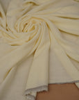 Butter Yellow Washed Linen Rayon Fabric