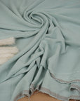 Harbor Grey Washed Linen Rayon Fabric