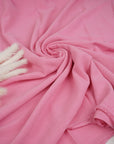 Rosebloom Pink Washed Linen Rayon Fabric