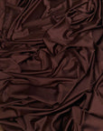 Brown Shiny Milliskin Nylon Spandex Fabric | 4-Way Stretch | By the Yard