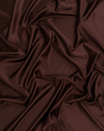 Brown Shiny Milliskin Nylon Spandex Fabric | 4-Way Stretch | By the Yard