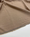 Khaki Washed Linen Rayon Fabric