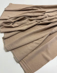 Khaki Washed Linen Rayon Fabric