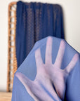 BEST PRICE Navy Blue Chiffon Fabric, Sold By Yard See Through Fabric, Navy Sheer Chiffon 60” Wide, Silky Chiffon Drape, Apparel Fabric DIY - from Gala Textile