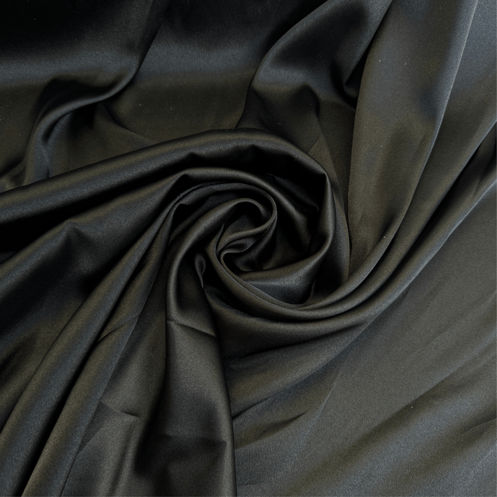 Black Satin Fabric by the Yard, Silky Smooth Material for Gowns, Drapes, Sewing &amp; Crafts - Crafts from Gala Textile