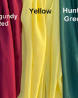 Chiffon Fabric by the Yard, Chiffon Fabric for Wedding, Versatile Sheer Chiffon, High Multi Chiffon for Backdrops, Curtains, Apparel - from Gala Textile