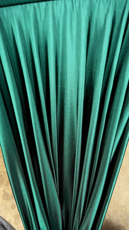 Emerald Stretch Nylon Spandex By Yard, 4 way Silky Stretch Bodysuit Material, For Dresses Dancewear Leggings, Heavyweight Satin Spandex - from Gala Textile