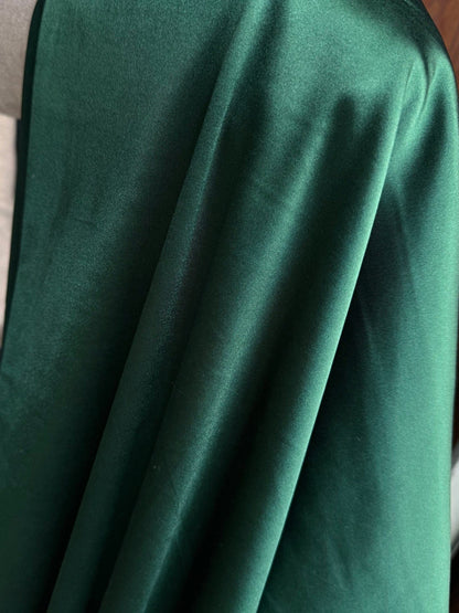 Emerald Stretch Nylon Spandex By Yard, 4 way Silky Stretch Bodysuit Material, For Dresses Dancewear Leggings, Heavyweight Satin Spandex - from Gala Textile