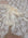 Cream floral stretch lace fabric by the yard, vintage style 4-way stretch nylon spandex