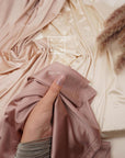 Denim Shiny Milliskin Nylon Spandex Fabric - Image 9