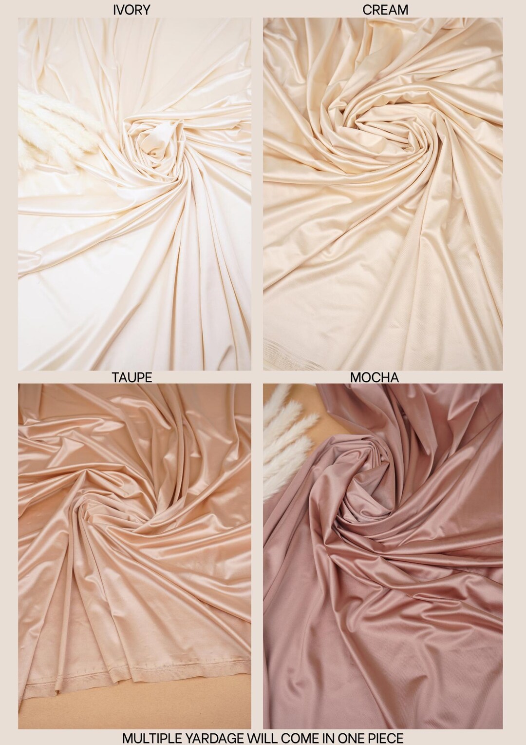 Gray Shiny Milliskin Nylon Spandex Fabric