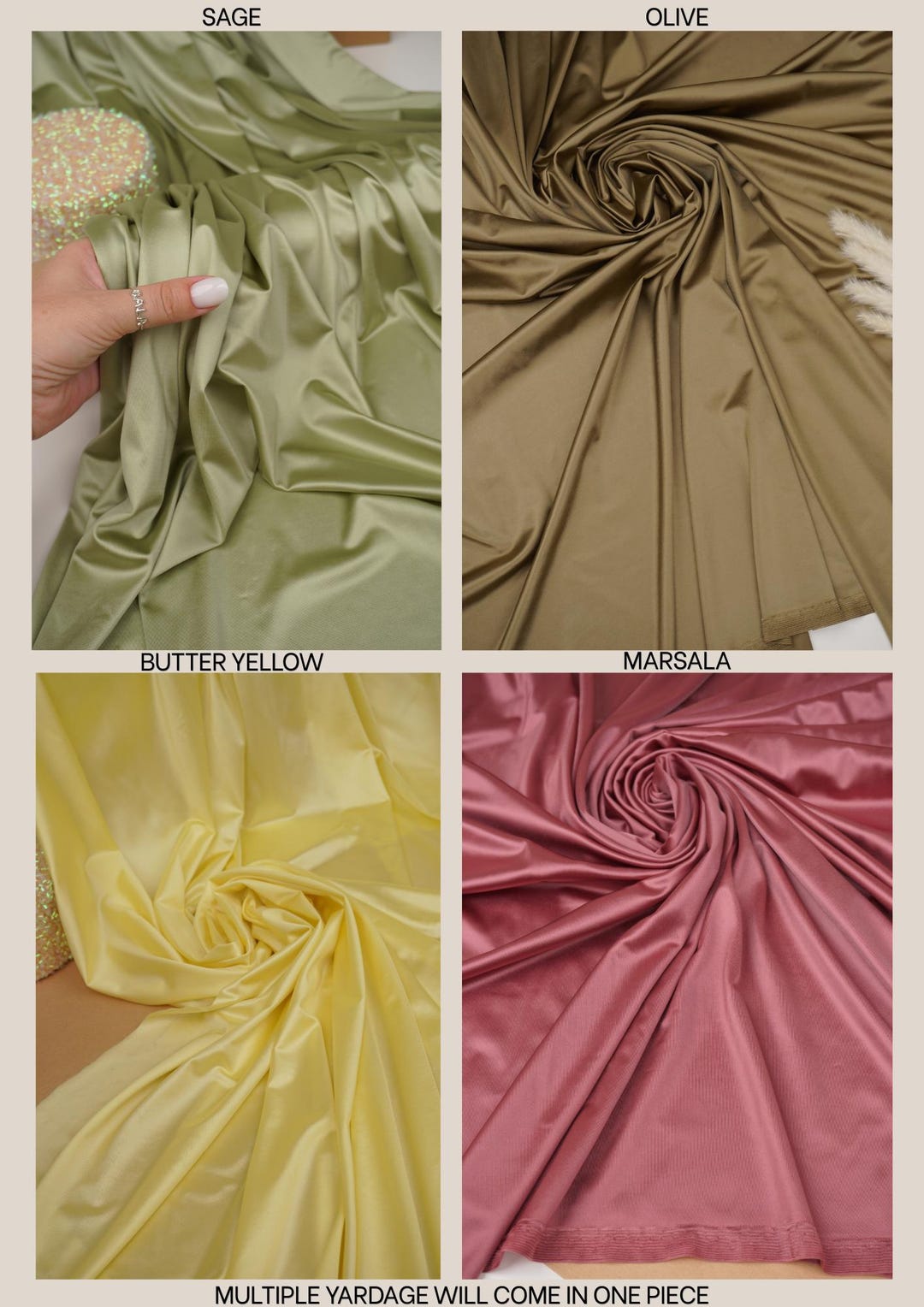 Gray Shiny Milliskin Nylon Spandex Fabric