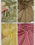 Gray Shiny Milliskin Nylon Spandex Fabric