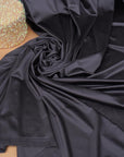 Gray Shiny Milliskin Nylon Spandex Fabric