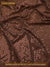 Cocoa Brown 3mm confetti dot sequin fabric draped, metallic mesh sparkle fabric by the yard