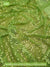 Lime 3mm confetti dot sequin fabric draped, metallic mesh sparkle fabric by the yard