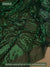 Emerald 3mm confetti dot sequin fabric draped, metallic mesh sparkle fabric by the yard