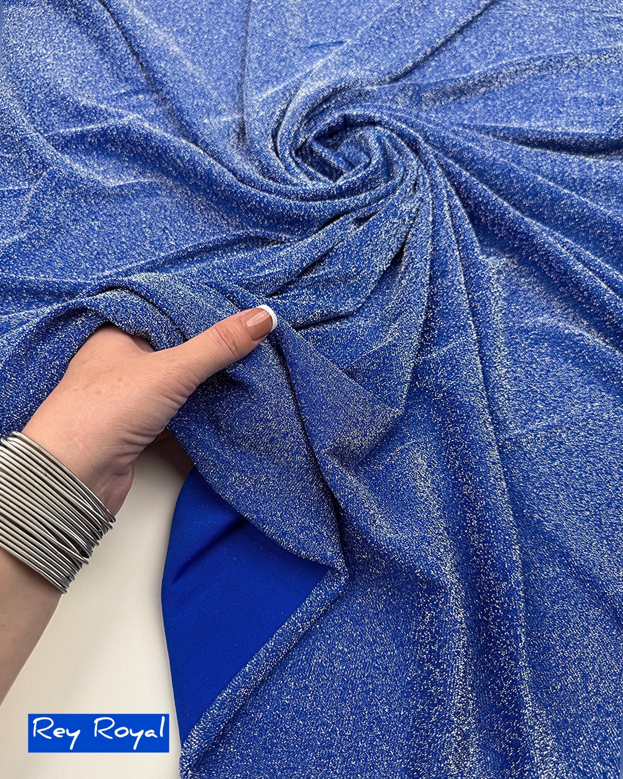 Metallic Lurex Spandex Fabric by Yard, Shimmer 4 way Stretch Material for Luxury Gowns Dresses, Backdrops Event Decoration Material 60''