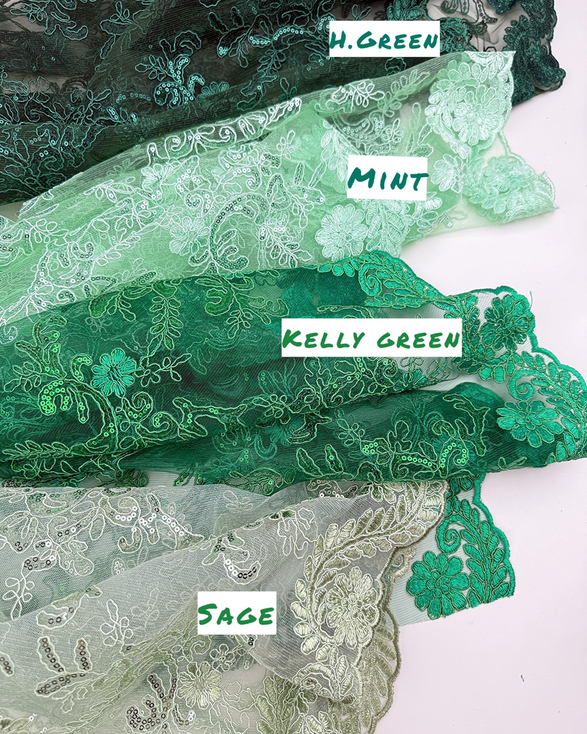 Floral Lace Fabric by Yard Embroidery Corded With Sequins Material Non Stretch Sequined Embroidered On Lace Bridal Wedding Gowns, Crafting