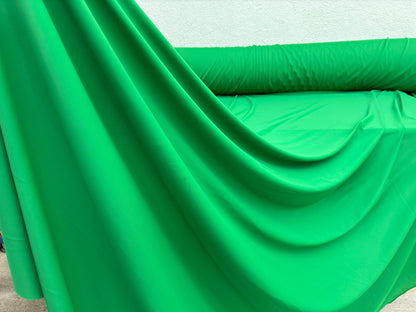 Kelly Green 4 way Stretch Nylon Spandex Matte Fabric for Swimsuits by Yard Light Weight Material for Leggings, Dresses, Gowns Backdrops - from Gala Textile