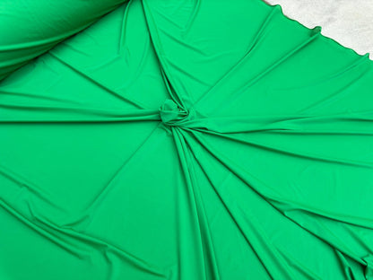 Kelly Green 4 way Stretch Nylon Spandex Matte Fabric for Swimsuits by Yard Light Weight Material for Leggings, Dresses, Gowns Backdrops - from Gala Textile