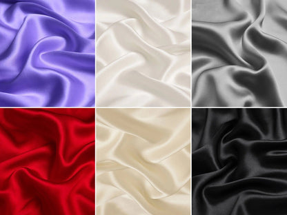 Luxurious Silky Stretch Charmeuse Fabric By the Yard, Premium Bridal Satin Fabric for Bride Dresses Making Gowns Party Drape Decorations - from Gala Textile