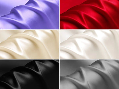 Luxurious Silky Stretch Charmeuse Fabric By the Yard, Premium Bridal Satin Fabric for Bride Dresses Making Gowns Party Drape Decorations - from Gala Textile