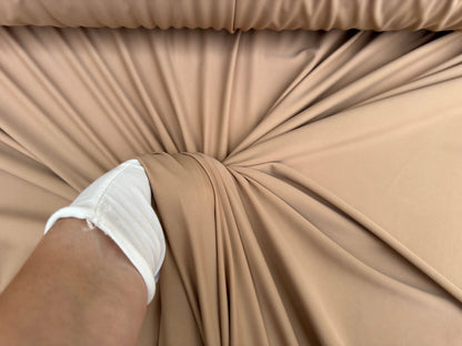 Matte Nude Nylon Spandex Fabric 4 Way Stretch by Yard for Swimwear Lycra Fabric, Sportwear, Activewear Material, Underwear, Bridal Fabric - from Gala Textile