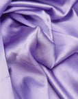 Lavender Silky Stretch Charmeuse Satin Fabric By Yard, Purple Bridal Soft Silky Material, Lilac Stretch Satin for Gowns, Backdrops, Crafts